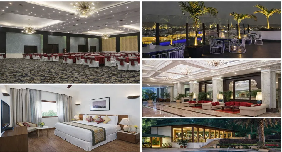 Clarks amer Jaipur wedding venue spaces