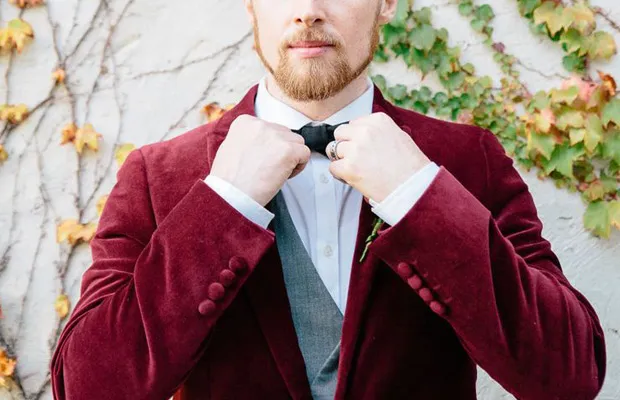 Velvet and Textured Jackets for groom