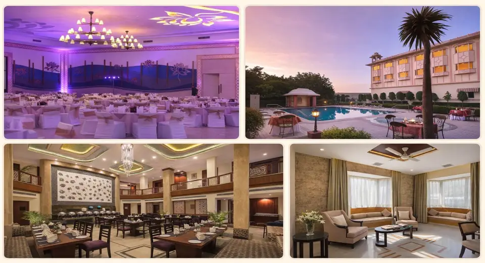 kk royal jaipur wedding venue spaces
