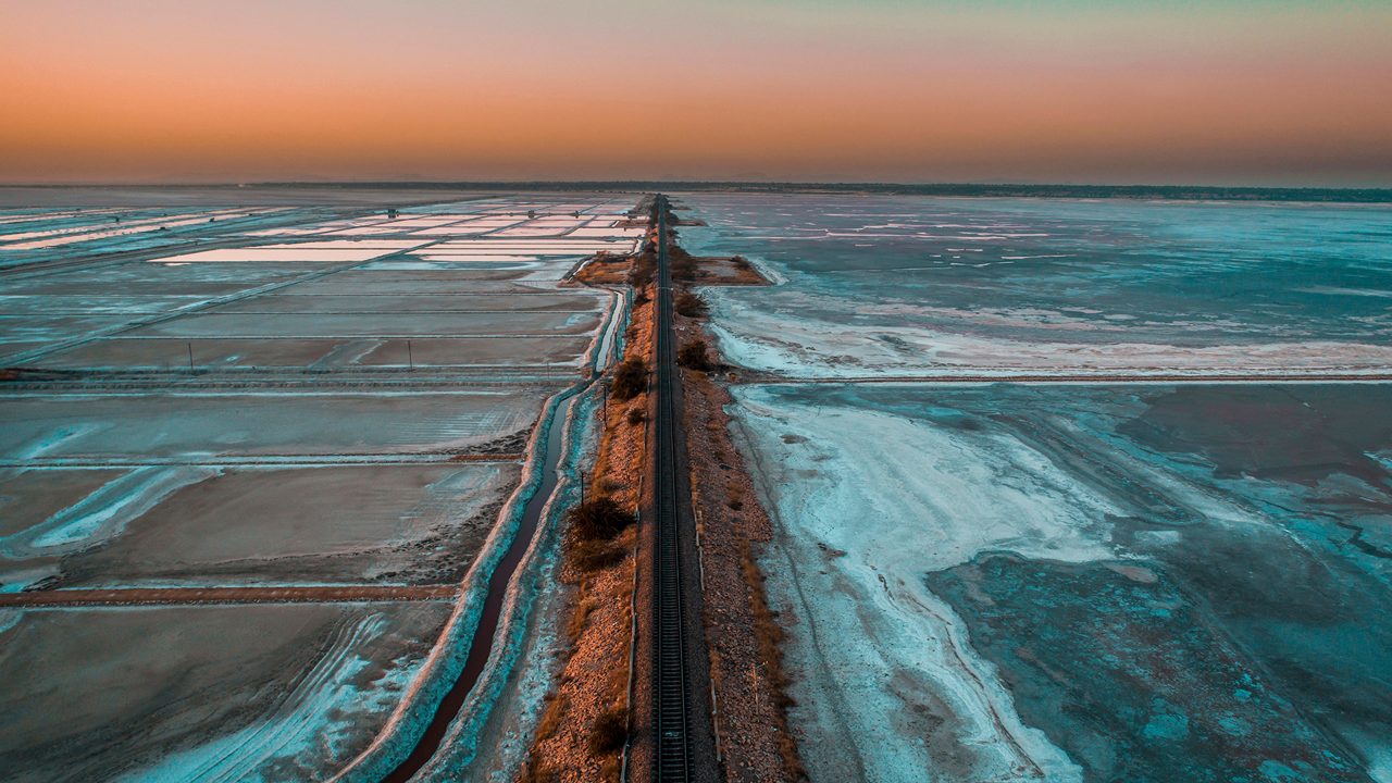 Sambhar Lake near Jaipur pre wedding shoot with white salt flats