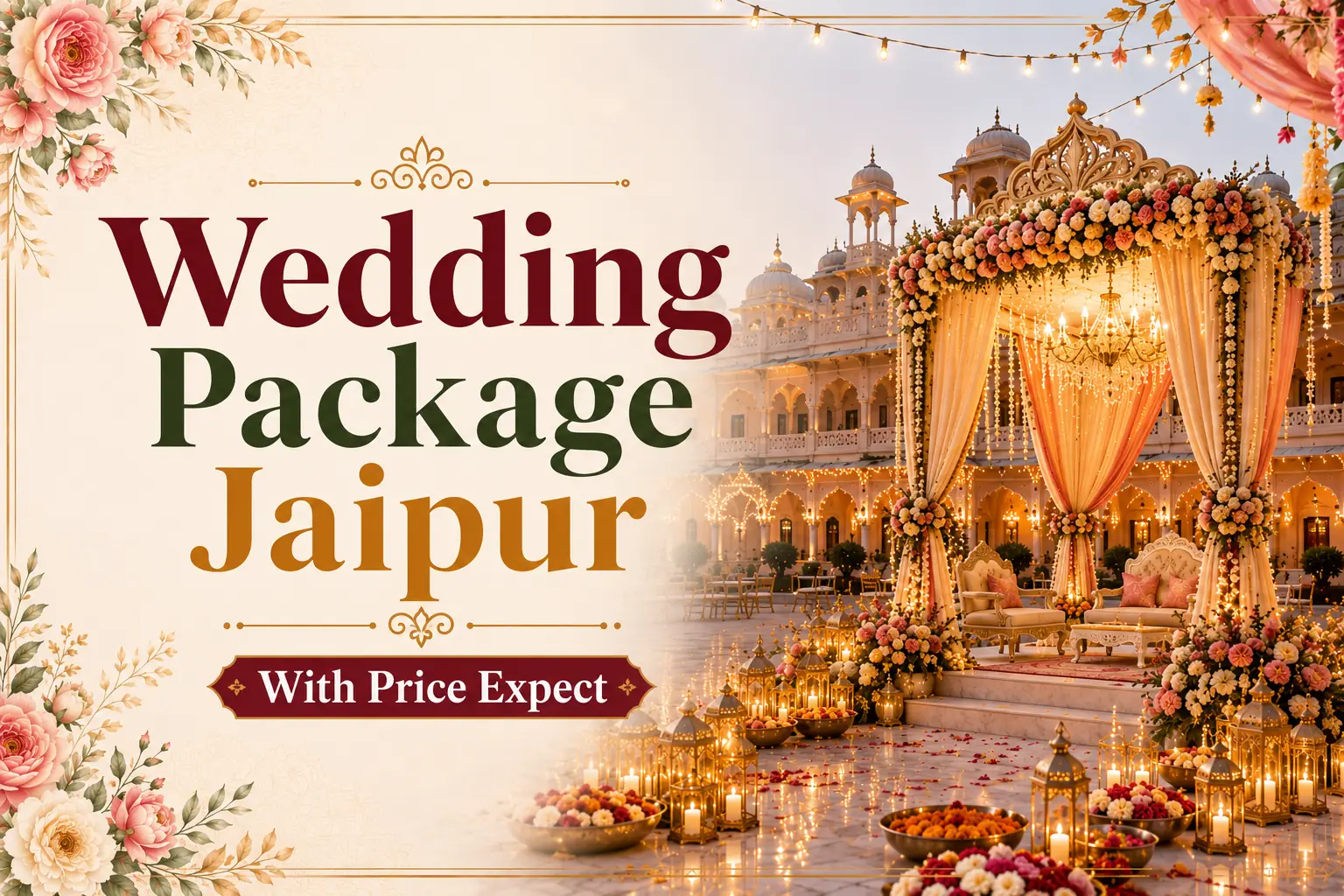 Wedding Package Jaipur With Price: What Couples Should Actually Expect