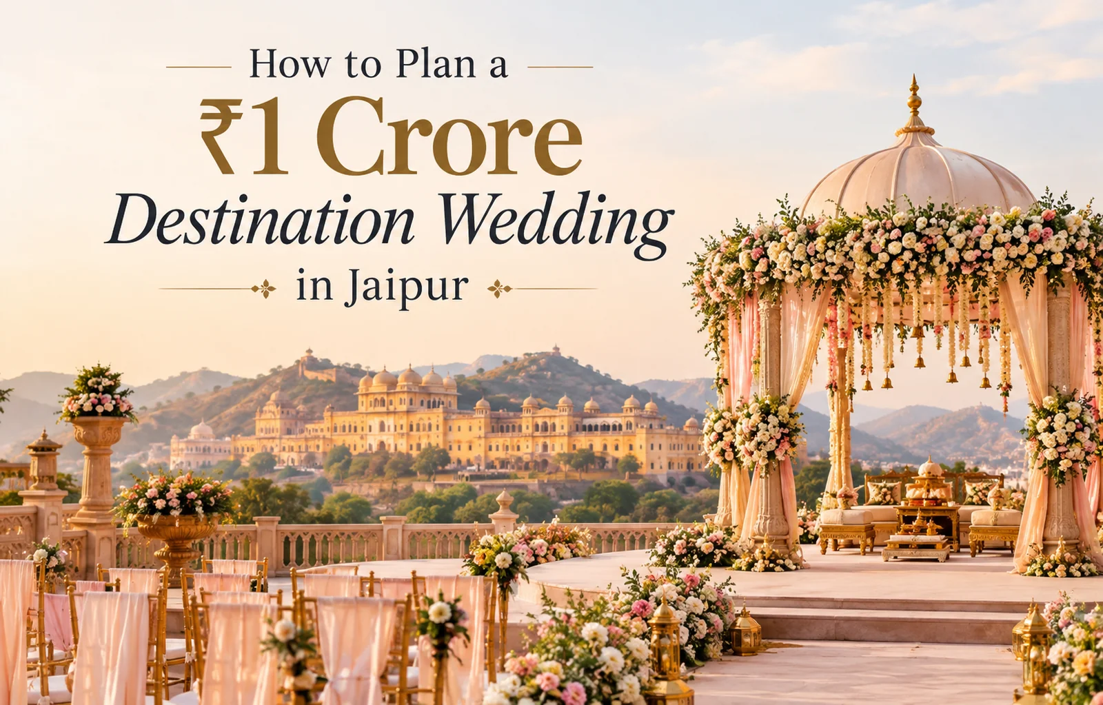 How to Plan ₹1 Crore Destination Wedding in Jaipur
