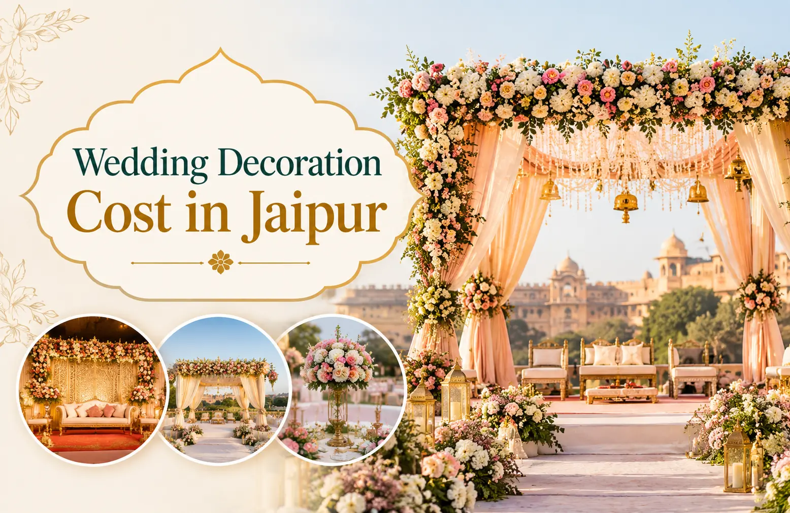Wedding Decoration Cost in Jaipur: Stage, Mandap and Floral Pricing