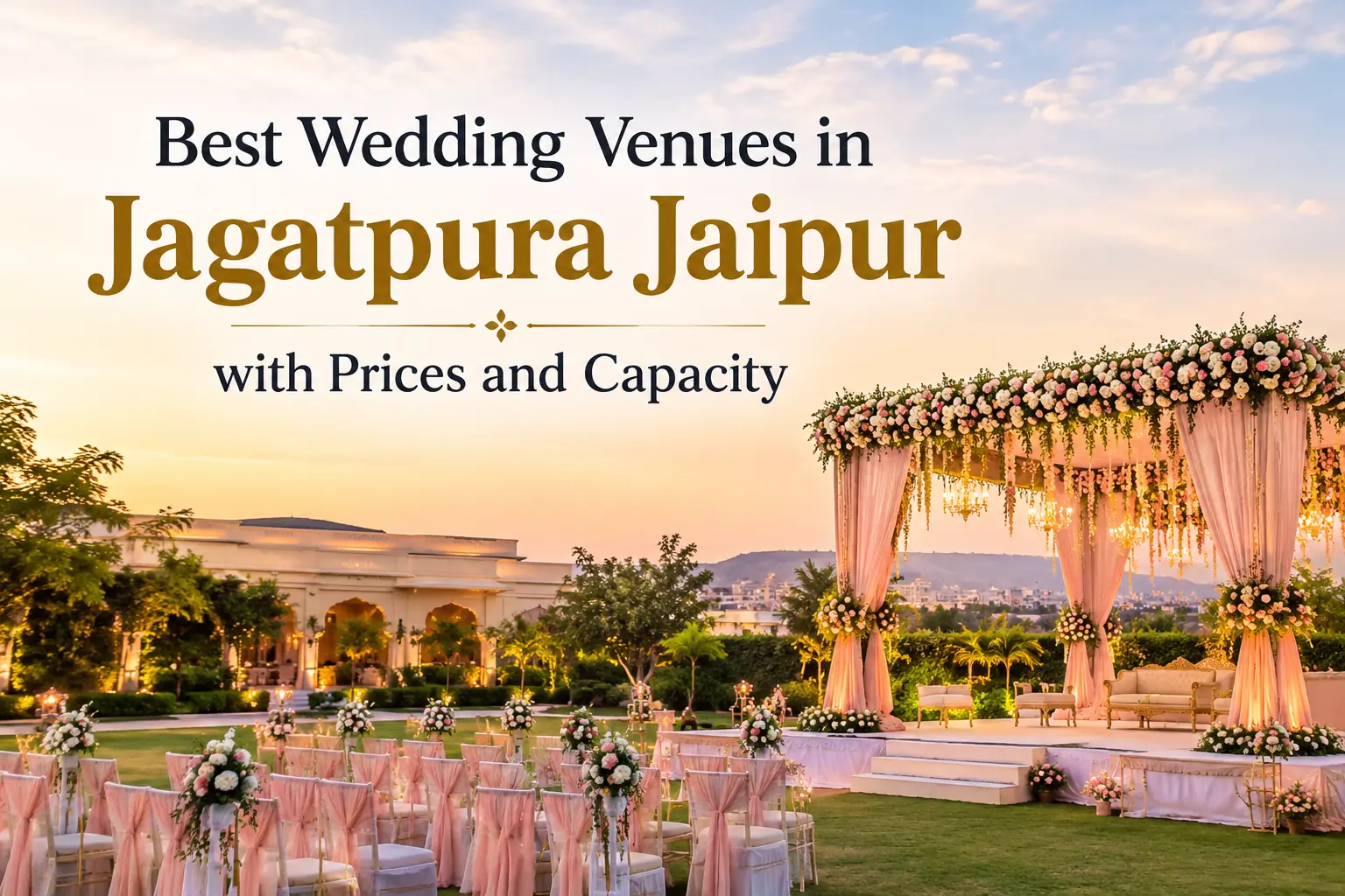 Best Wedding Venues in Jagatpura Jaipur with Prices and Capacity